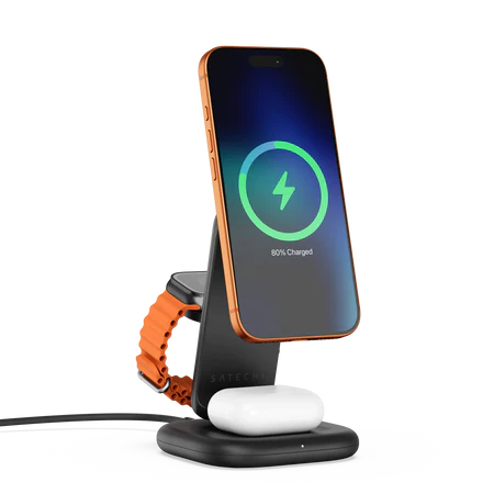 Satechi Qi2 25W Foldable 3-in-1 Stand